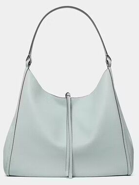 ♠️Kate Spade New York Reese Pebbled Leather Large Shoulder Bag, Lake Mist NWT